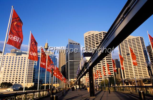 australie sydney 05.JPG - Pyrmont bridge et MonorailSydneyAustralie